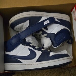 Nike Kids' Blue and White Sneakers